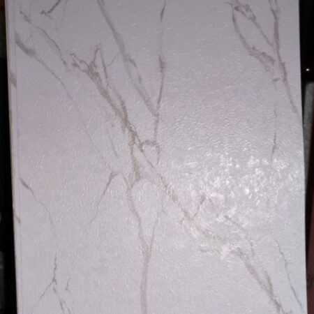 Płyta 12 Beton Biały ze strukturą 122 x 260 cm Połysk