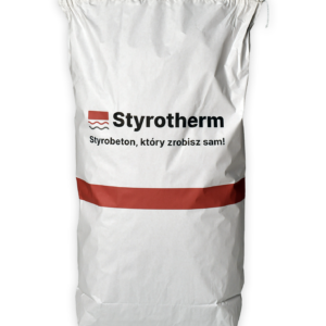 Styropian STYROTHERM 100R – Styrobeton, płynny styropian – paleta 32 worki 60L | Termolit