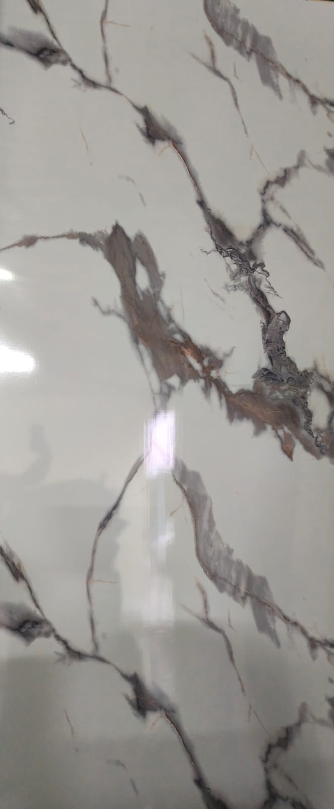 Płyta biało – brązowa nić 122 x 280cm
